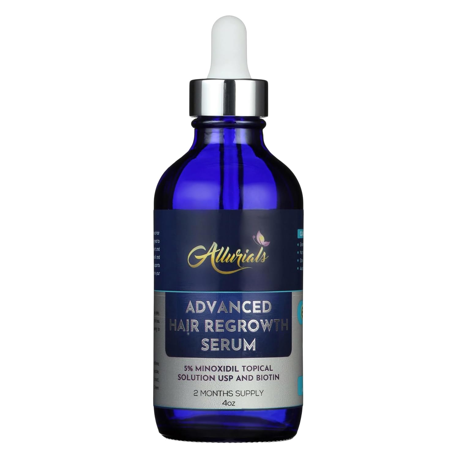 Allurials 5 Minoxidil for Men and Women Hair Growth Oil Biotin Serum Hair Regrowth Treatment for Scalp and