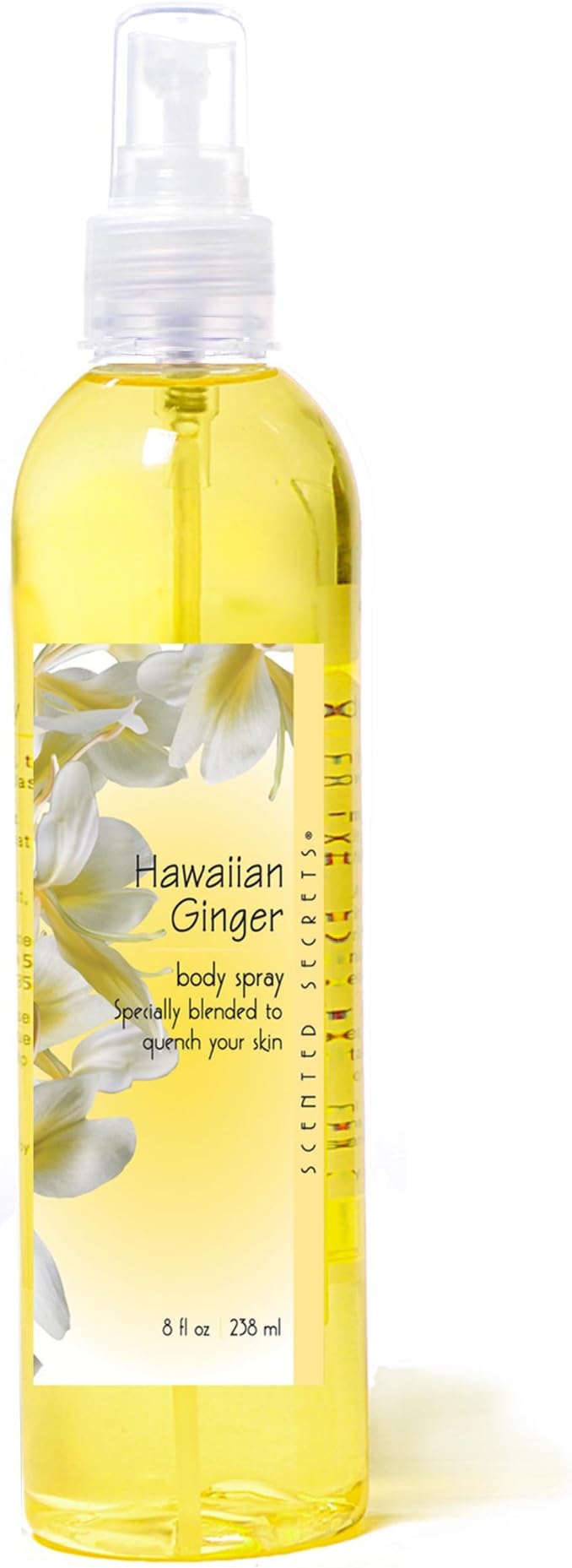 Scented SecretsBody Spray, Long Lasting, Fresh Smell and Feel all day, Refreshing and cooling, Hawaiian Ginger