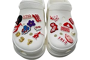DELTA DIVINE 9 DST SORORITY HBCU SHOE CHARMS