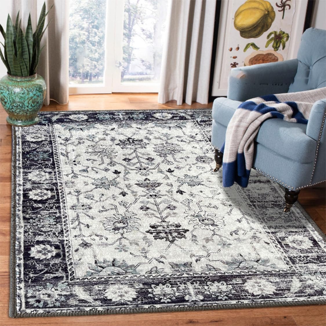 ペルシャ絨毯風　ラグ　カーペット　ヴィンテージ Amazon | ペルシャ絨毯風 ラグ ダイニングラグ 60CM*90CM