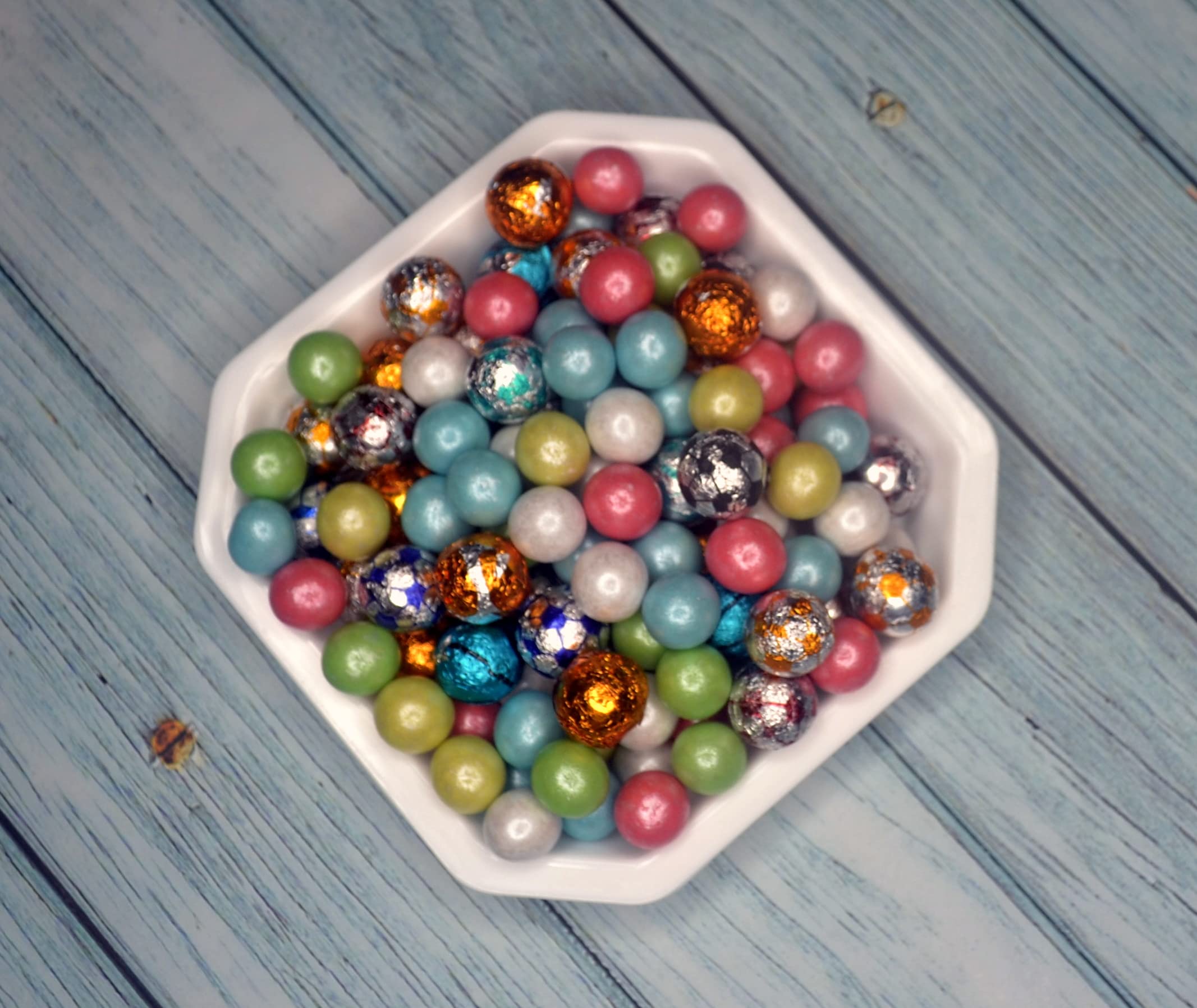 Choco Pearls and Sportsballs Jelly Gummy Candies Jujube Candy Juicy Sugar Fruity Flavour Shape variety mix fruit multi color coated chewy twist treat hard soft Berry cherry lollipop (100gms)