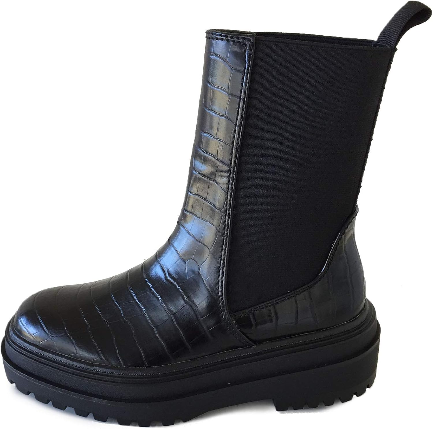 Zara 2154/510/040 - Botines planos para mujer con estampado animal Negro 42  EU : Amazon.es: Moda