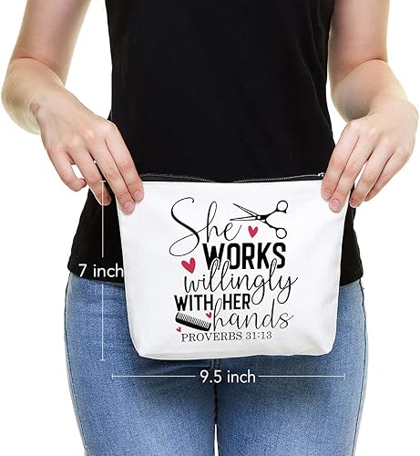 Miniatura 9 de Fokongna Divertida bolsa de maquillaje organizadora de viaje para mujeres, mamá, tía, mejor amiga, profesora, jefe, personal, colega, compañera de