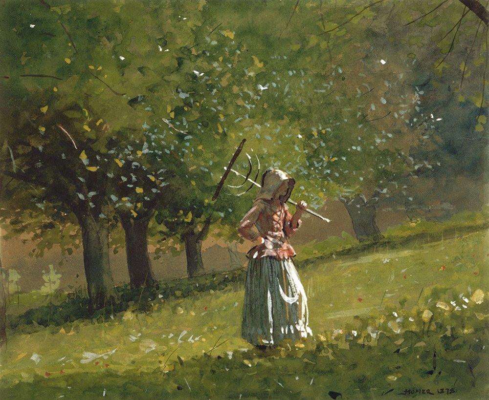 Cuadro artístico de Winslow Homer con impresión de archivo mate de calidad