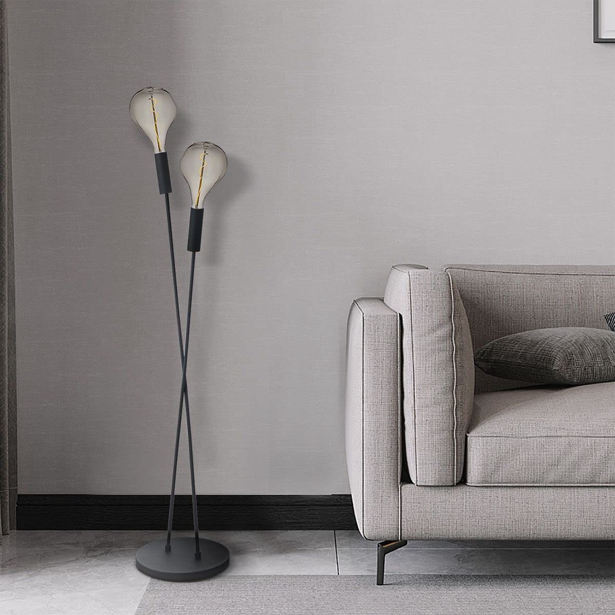 home sweet home collection Edison Vintage E27 | LED-Filament-Leuchtmittel Flex | Blown LED-Lampe | Rauch | Dimmbar | 3W 140lm 1800K | warmweißes Licht | für E27-Fassungen