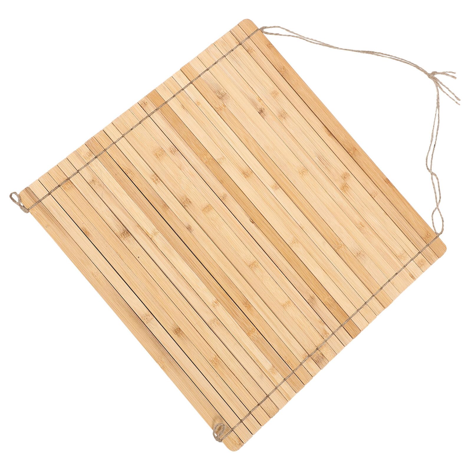 Escurreplatos plegable de bambú sobre el fregadero, escurridor de cocina que ahorra espacio para platos, cuencos y tazas, tapete de secado de verduras extraíble, 45 x 44 cm