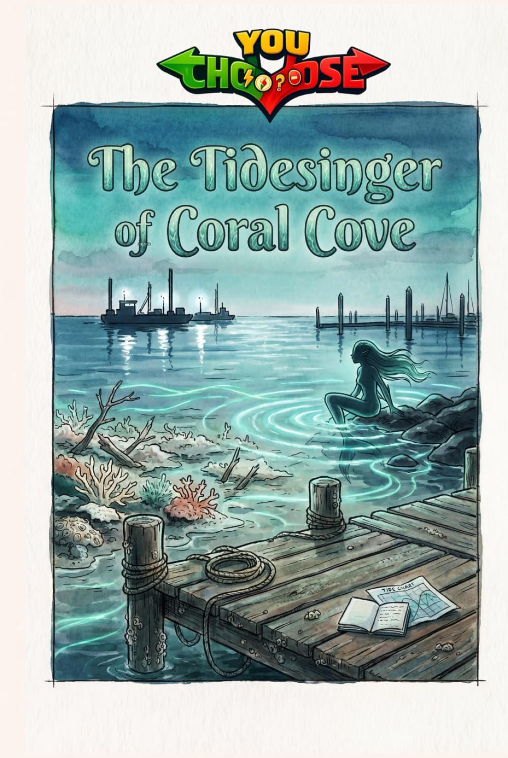 The Tidesinger of Coral Cove: An interactive power to choose adventure where you say which way the story goes, as every choice helps shape your own ... in a choose your own interactive adventure)