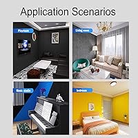 Vista 6 de 48"X 24"X 2" Egg Crate Foam Panel, Black Sound Proof Foam Panels, Acoustic Foam, Noise Cancelling Foam Studio Foam Panel, Sound Panels Noise