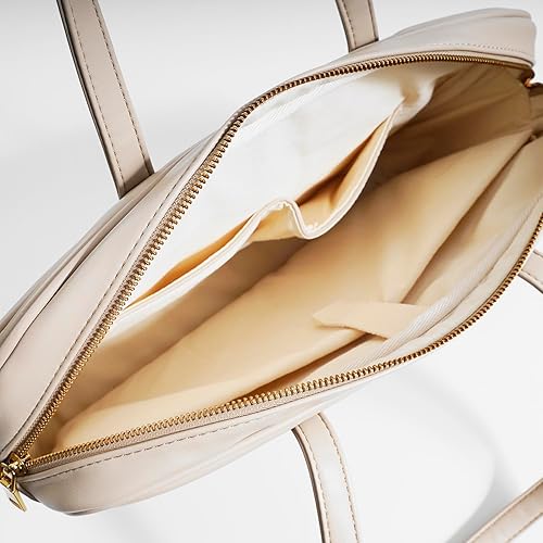 Miniatura 4 de Bolsa para computadora portátil de 14 pulgadas para hombres y mujeres, maletín para negocios, oficina, viajes, trabajo, bolsa de transporte con