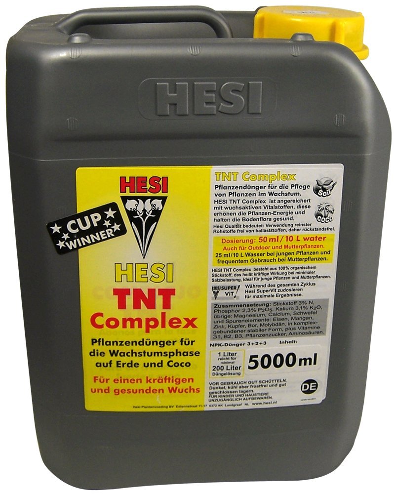 Engrais / Fertilisant pour la Croissance en Terre HESI TNT Complexe (5L)