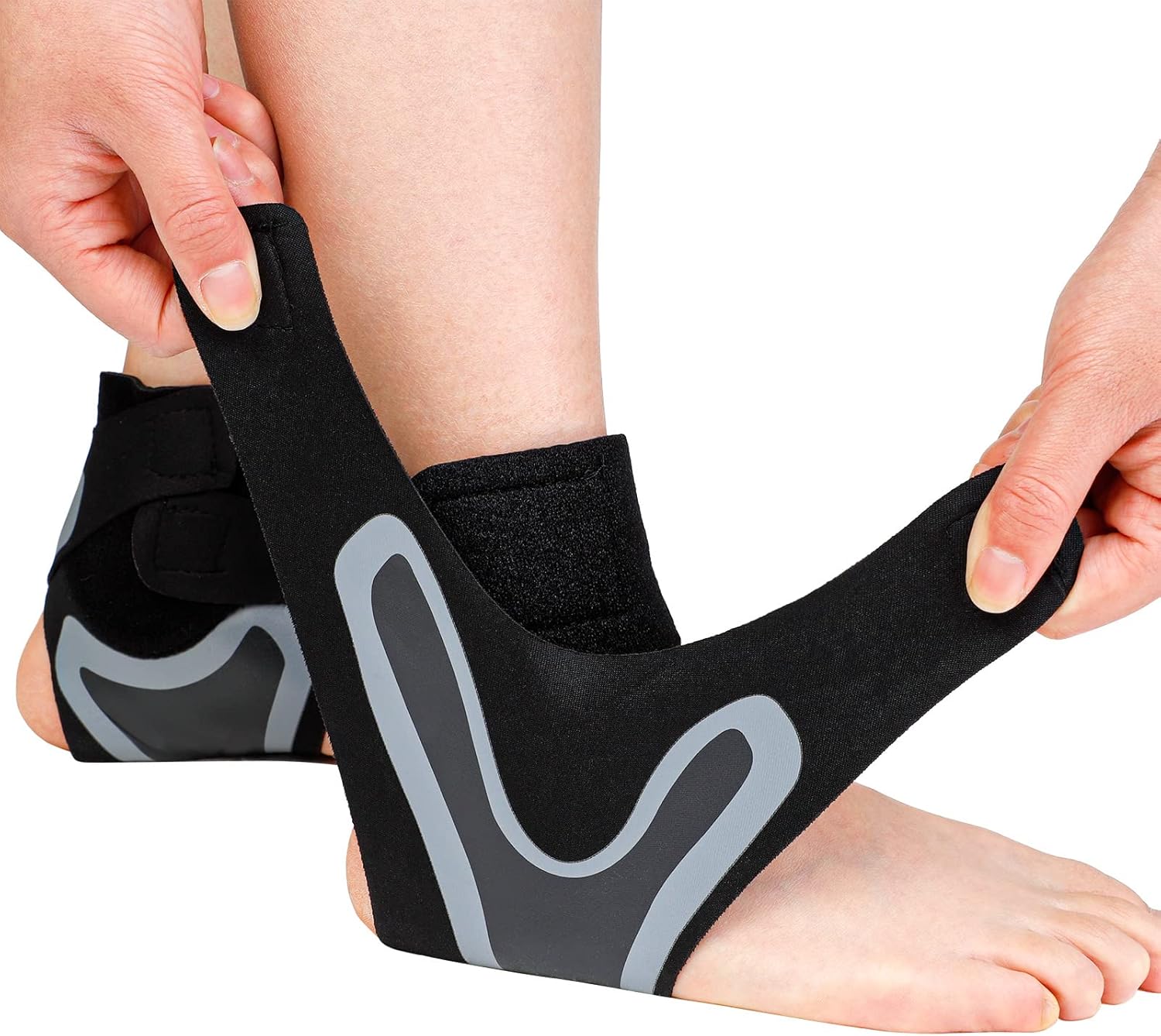 Caromoriber House Ankle Brace, 2Pcs Adjustable Ankle Support Brace