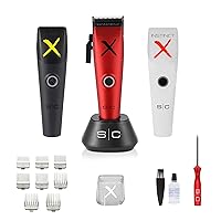 Vista 6 de Stylecraft Instinct Professional IN2 Vector Motor Cordless Hair Clipper with Intuitive Torque Control, 3 Modular Lids