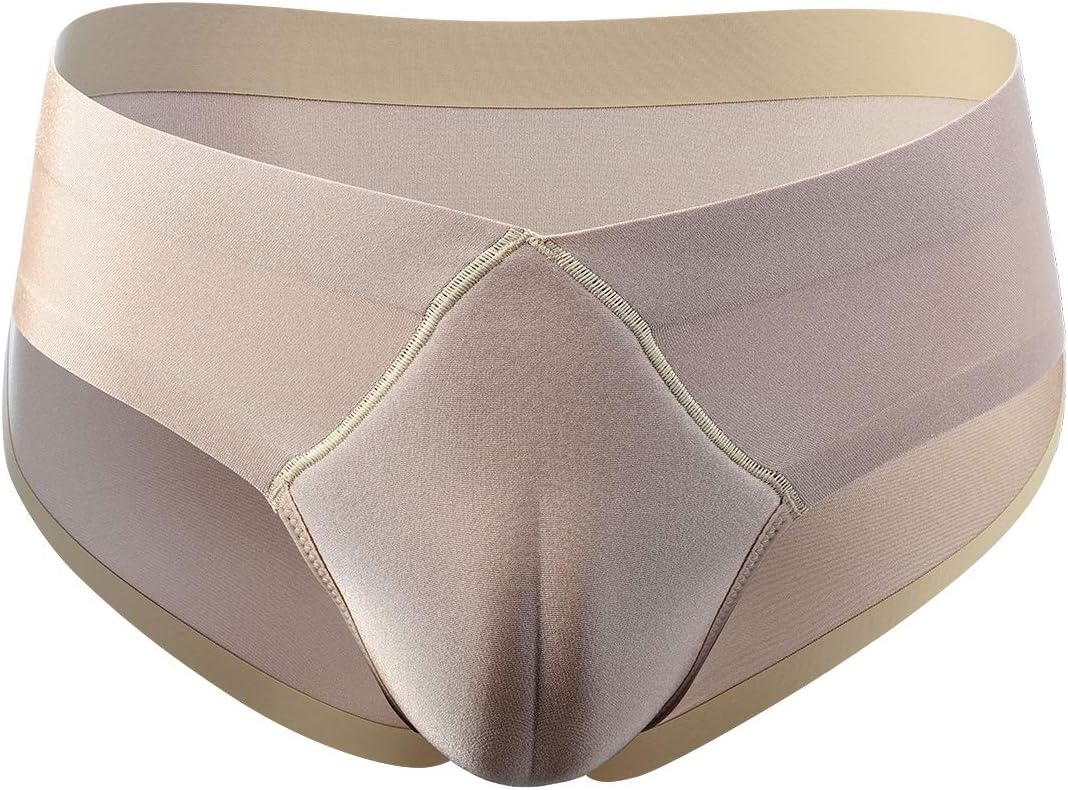 ZXJEN Hiding Gaff Panty for Crossdressing Men,Flesh,XL
