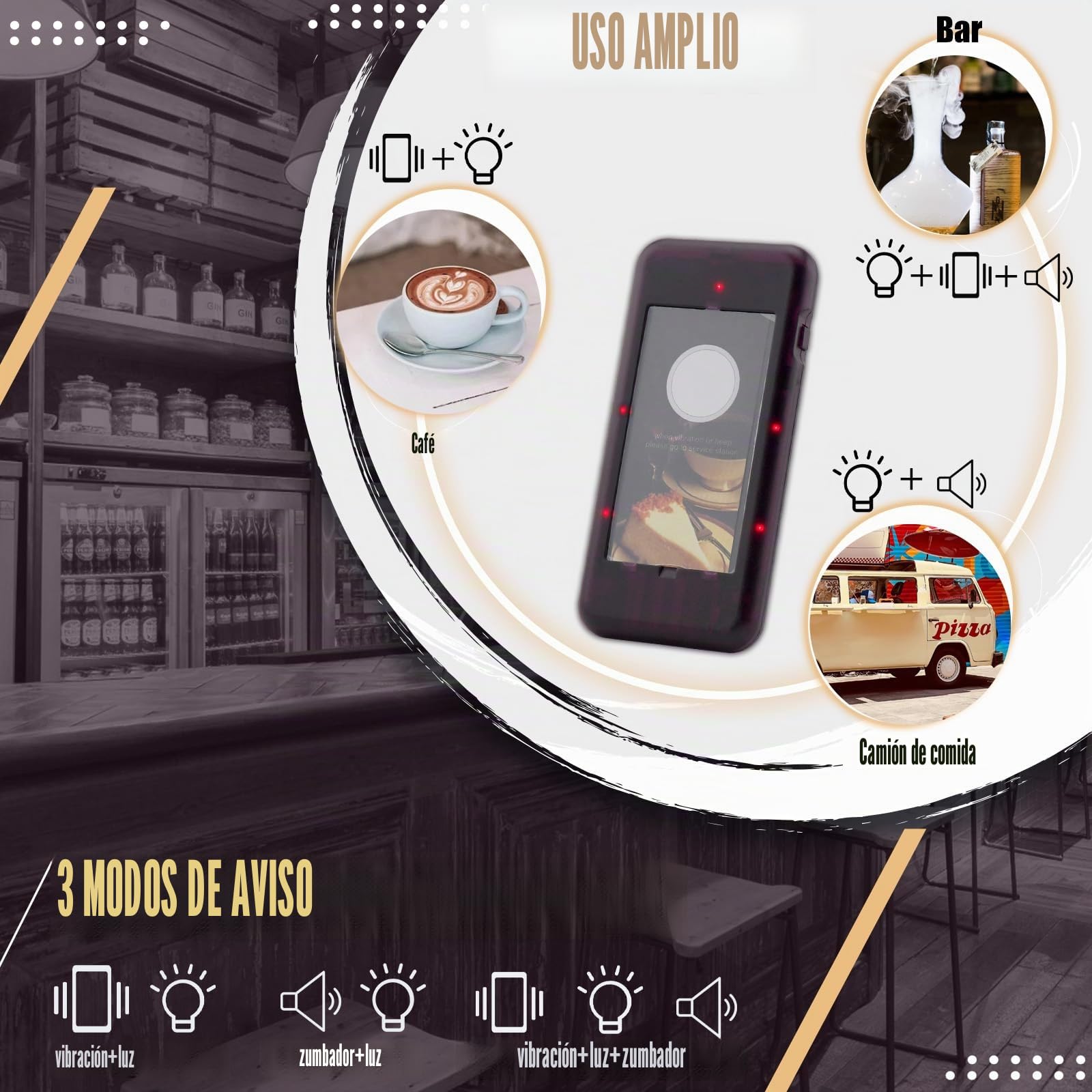 Retekess T112 Bipeur Restaurant, 20 Bipeurs, Offre combinée avec 5 Bipeurs