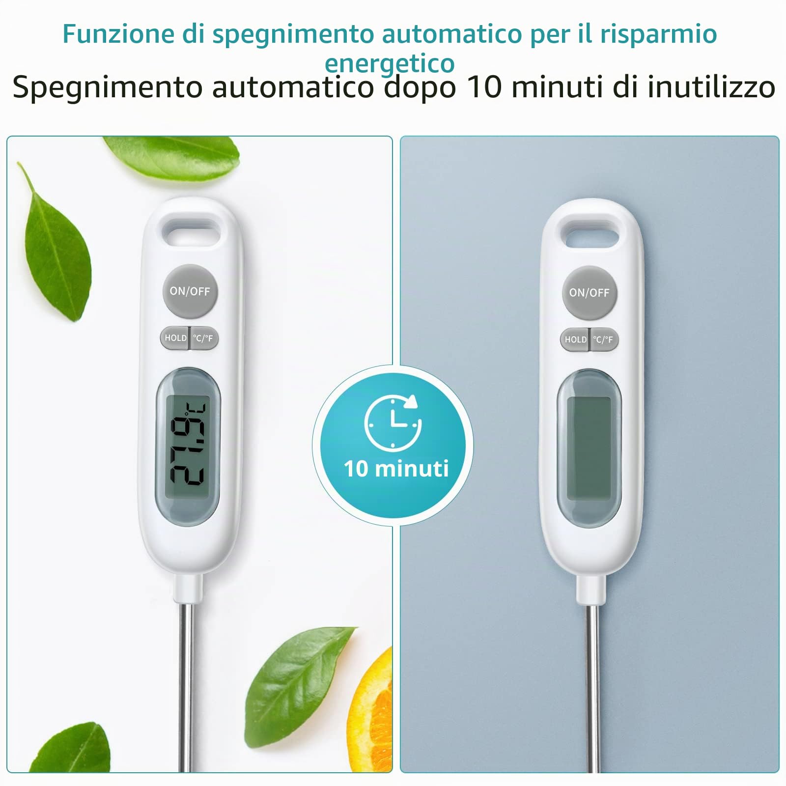 HORJOR Termometro de Carne Digitale per BBQ Forno Latte