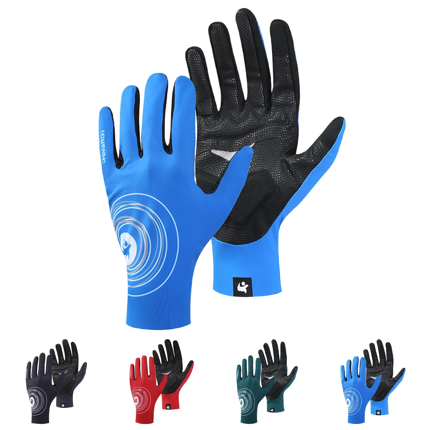 Guanti Thor Bici MTB Assist Intense Censis Azzurro Blu Scuro Vendita - Foto 3