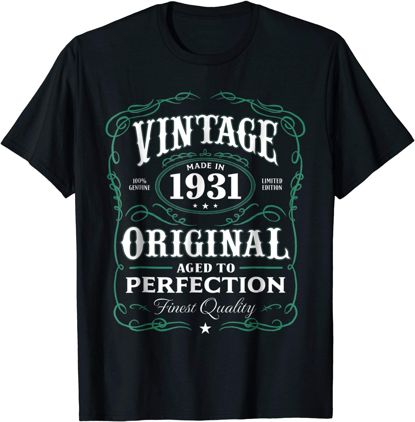 Aged to PerfectionVintage Made In 1931 T-Shirt 87th Birthday Gift