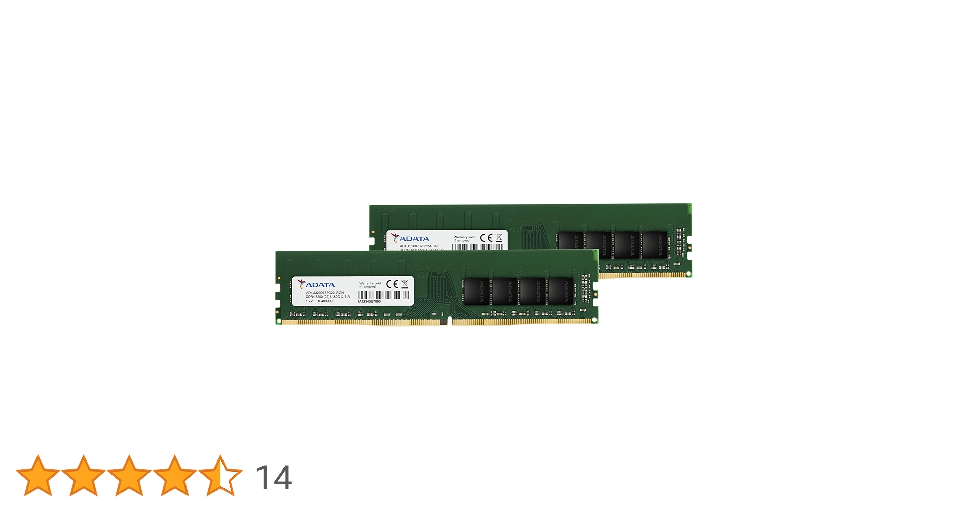ADATA DDR4 3200 16×2 32GB メモリー ADATA Premier DDR4 3200MHz 16GB UDIMM 288Pins Desktop PC