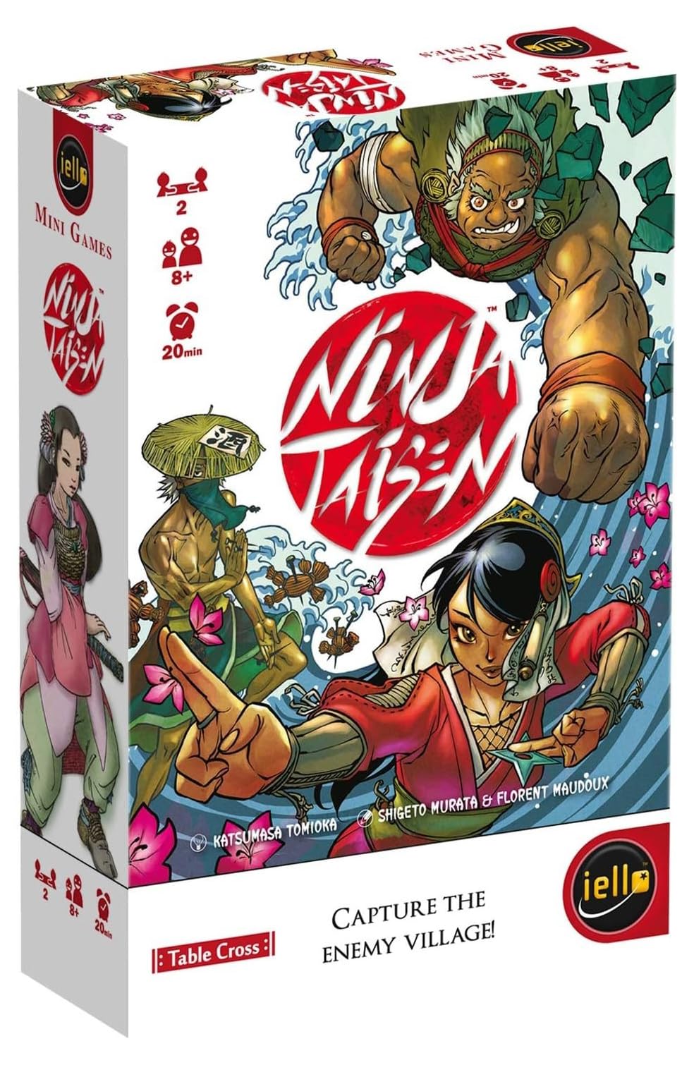 Iello Ninja Taisen Card Game, Multicoloured, 9.91 x 3.81 x 14.99 cm