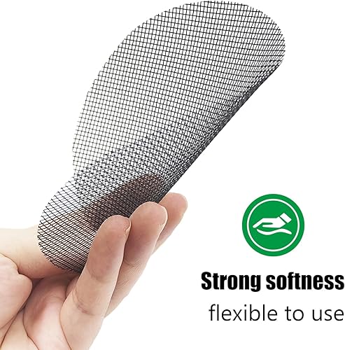 Vista 10 de Paquete de 40 macetas de plástico de 4 pulgadas con almohadilla de malla, macetas de plástico grueso y resistente con agujeros de drenaje para Verde