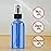 Wedama 4 oz Mini Glass Spray Bottles, Empty Small Spray Bottles with Funnel Dropper, Fine Mist for Hair, Travel, Plants, Cleaning Solutions and Skin Care (4 Pack Sky Blue)