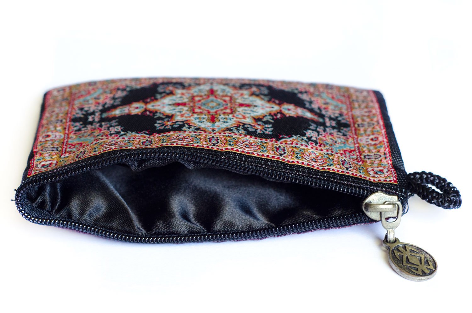 Oriental Carpet Woven Coin Change Purse- Kerman Collection
