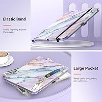 Vista 7 de MoKo Funda para iPad de 10ª generación para iPad de 10.9 pulgadas 2022, funda para iPad de 10ª generación [visión multiángulo] Funda inteligente