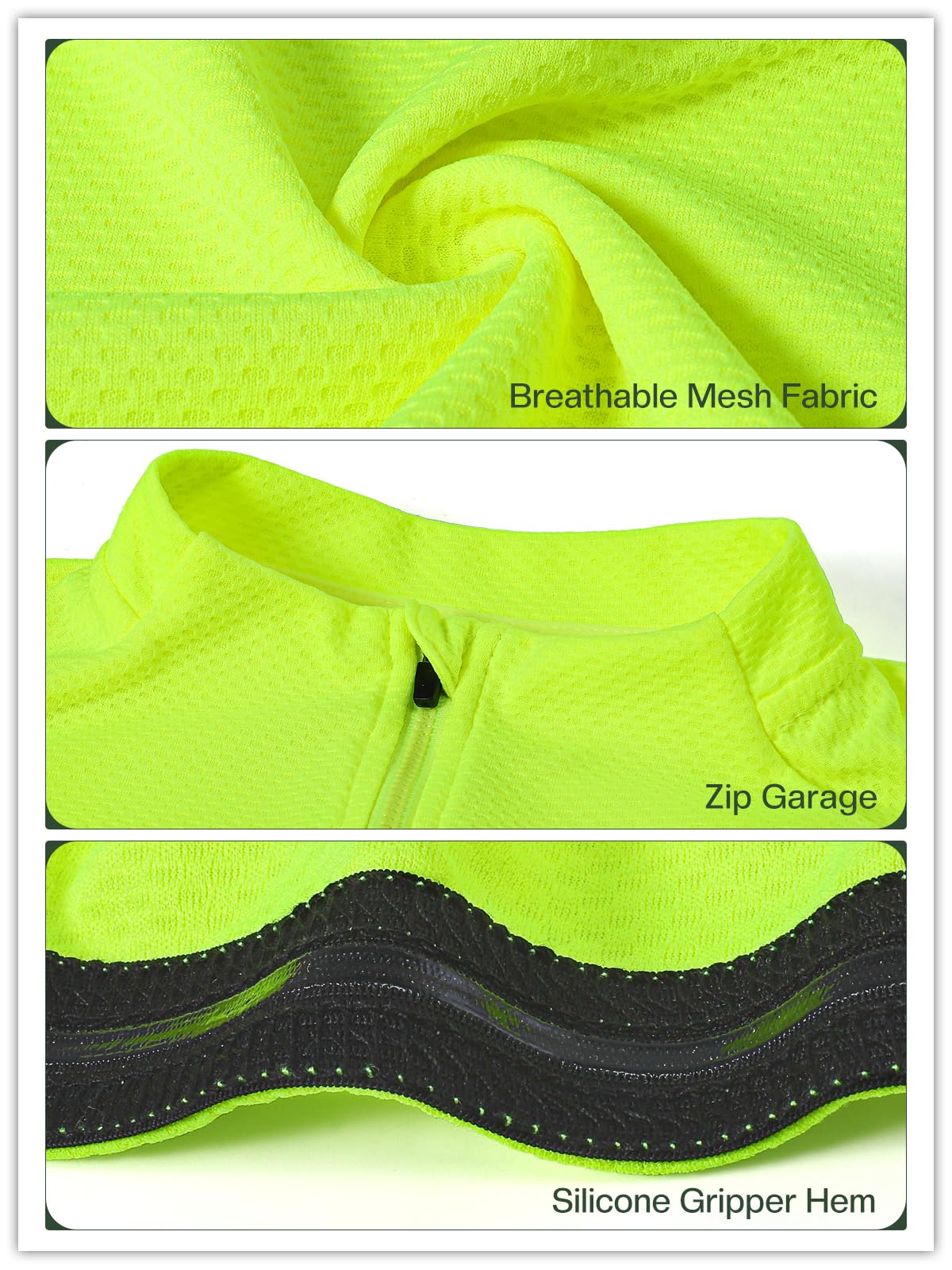 BERGRISAR Camiseta Ciclismo Hombre Manga Larga Maillot Bicicleta de Carretera Montaña Ropa MTB para Primavera Otoño