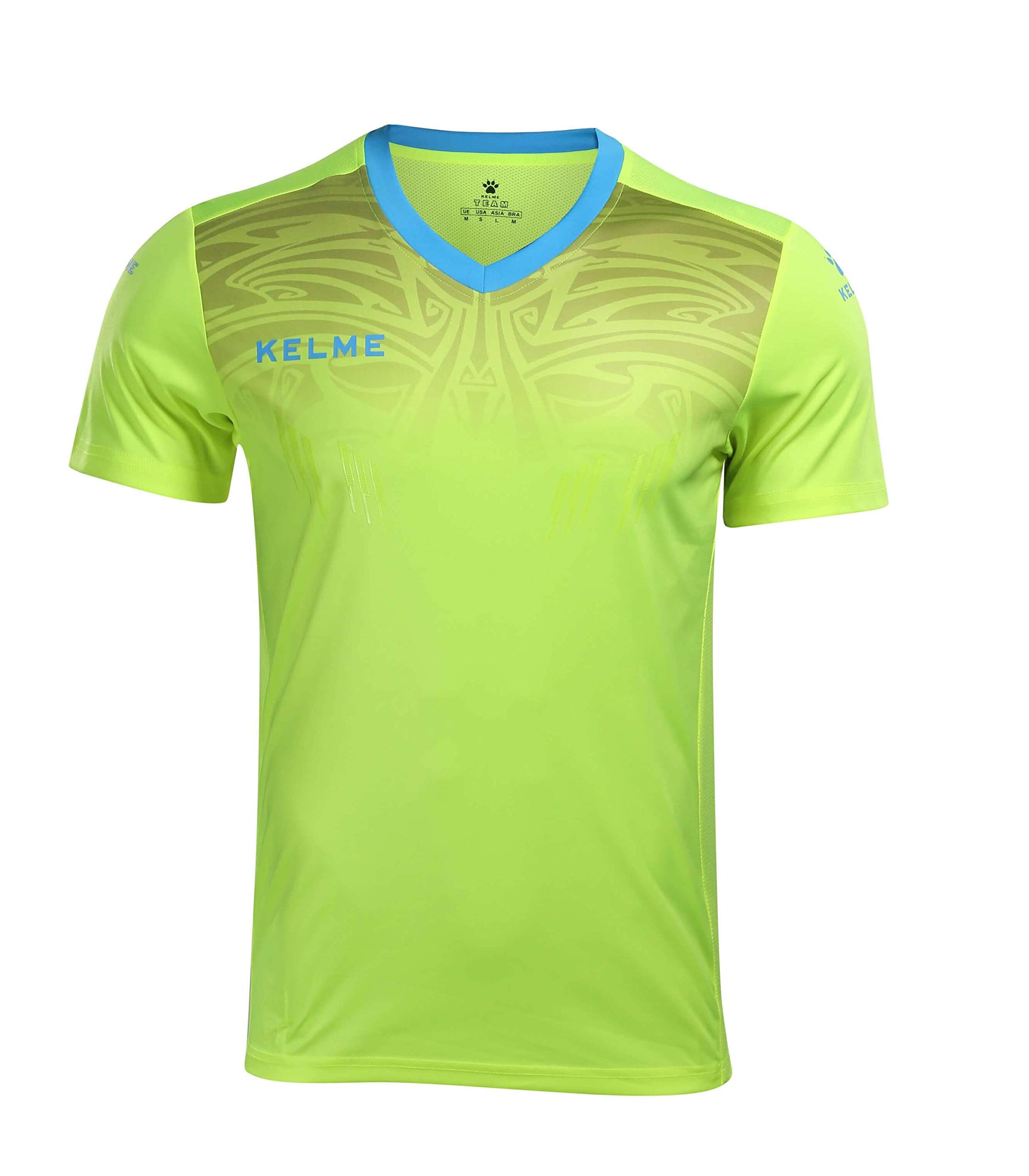 Ensemble uniforme de gardien de but à manches courtes - Ensemble comprenant jersey, short et chaussettes - Coussinets de protection sur short - Jaune - XX-Large