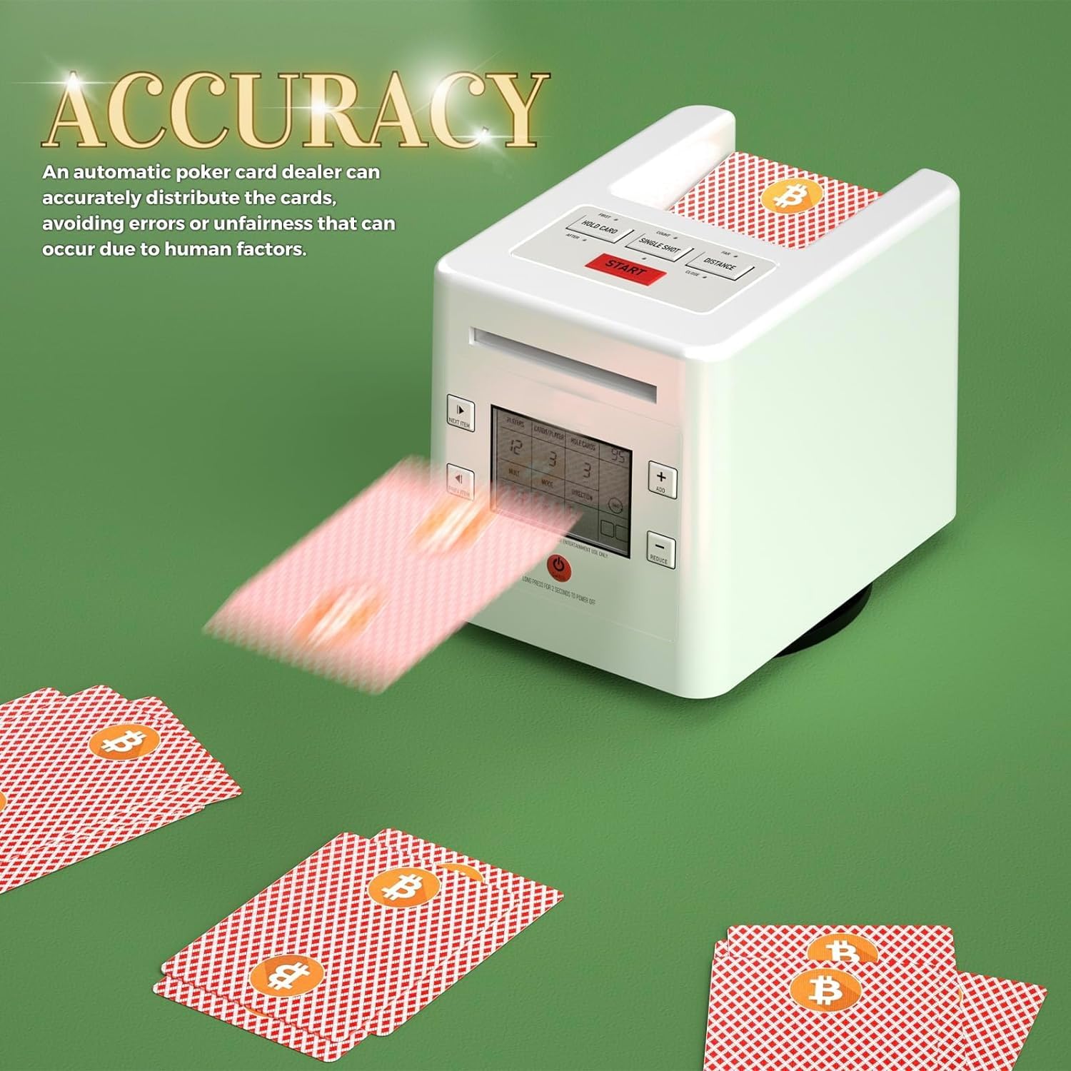 GEDEGOOK – Mélangeur De Cartes Automatique 1-2 Jeux – USB Ou Piles – Mode Induction – Poker UNO Blackjack