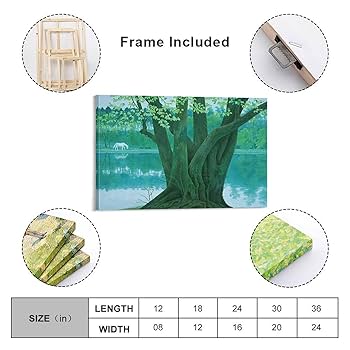 【新品】東山魁夷 『若葉の季節』複製画 　ポスター高級額付　風景画 新緑 東山魁夷 若葉の季節 | 絵画など美術品の販売と買取 | 東京