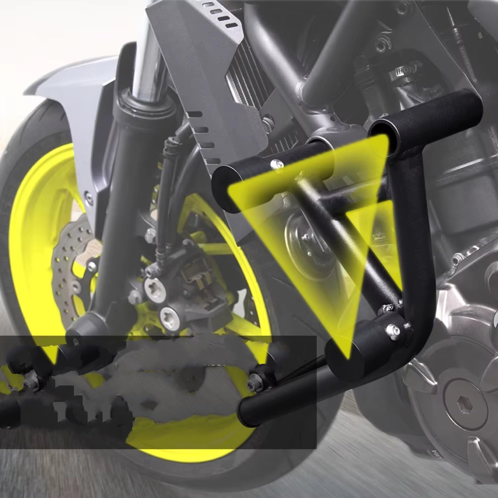 Barra Protección Lateral Compatible Con Yamaha Para XSR700 2015-2024 Protector Marco Parachoques Jaula Acrobacias Motocicleta Barra Choque Protección Carretera Motor