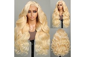 bobomoti 613 Blonde Lace Front Wig Human Hair Pre Plucked Pre Cut 6X5 HD