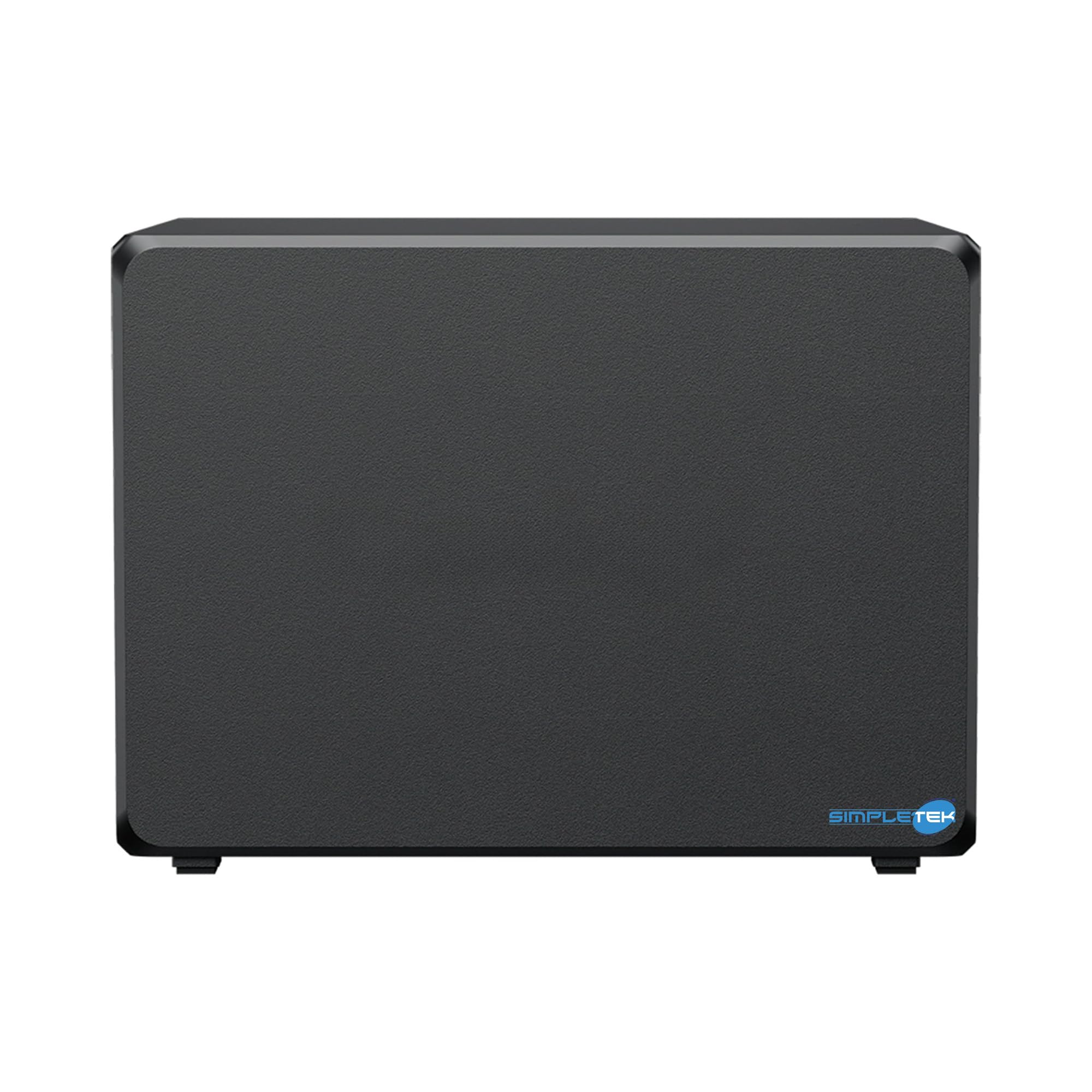 SIMPLETEK - Server NAS 4 Vani 4x120GB HDD 2GB RAM 2.5GbE (Ricondizionato) | Server NAS di archiviazione a 4 vani con 4 HDD da 120GB inclusi, 2GB RAM, LAN 2.5 GbE e slot NVMe per uso casa e ufficio.