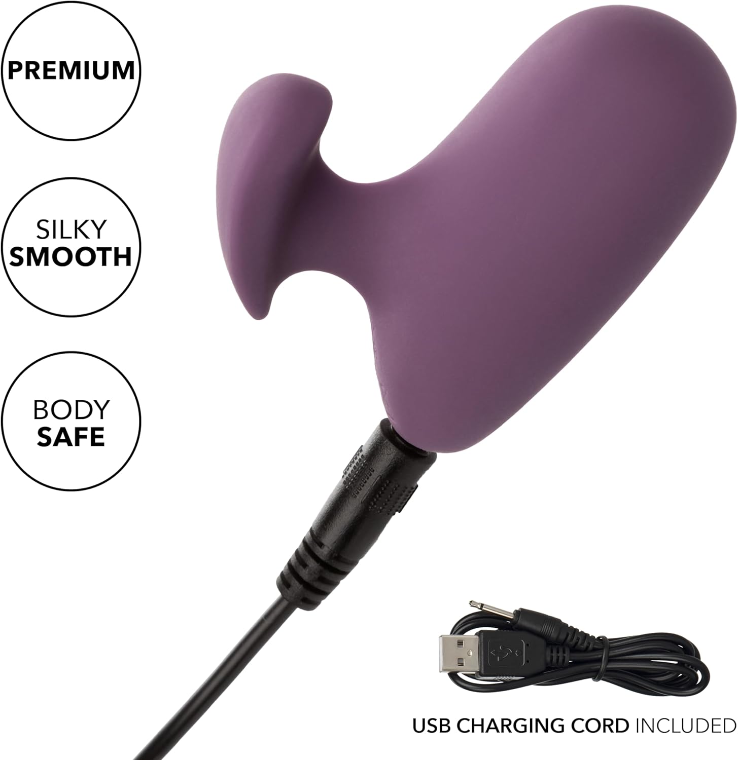 CalExotics Mod Touch 10-Speed Mini Handheld Vibrator for Women Made with Body Safe Silicone and Fully Waterproof - SE-0009-45-3