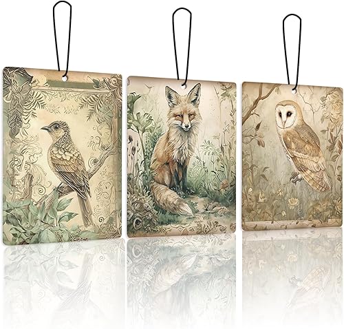 Miniatura 9 de Ambientador de coche retro rojo negro lavanda 3, sobre pensadores diálogos internos, notas aromas musicales ambientador para mujeres y niñas, música