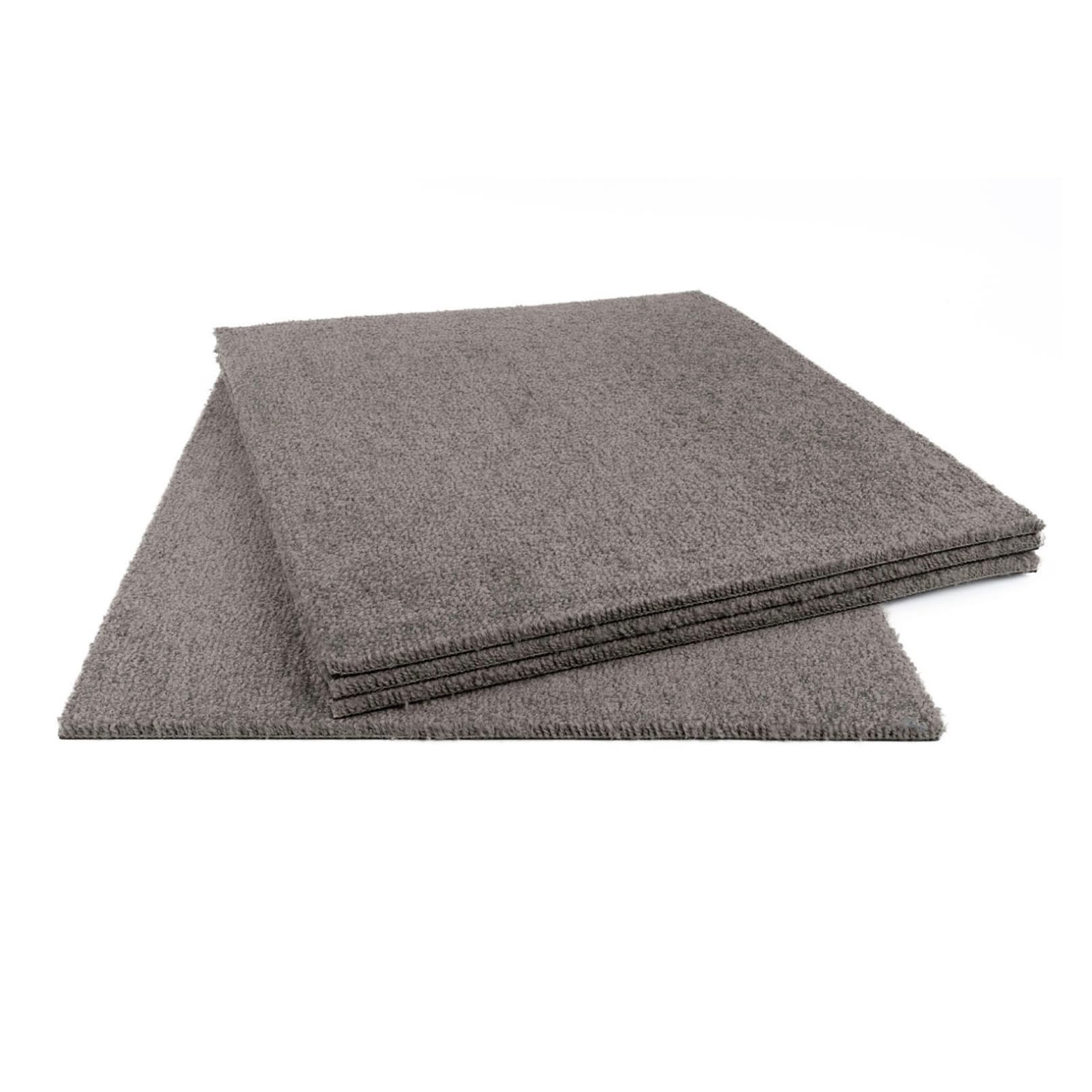 Dalles de moquette autoplombantes 50x50 cm pour salon et bureau à la maison cocooning