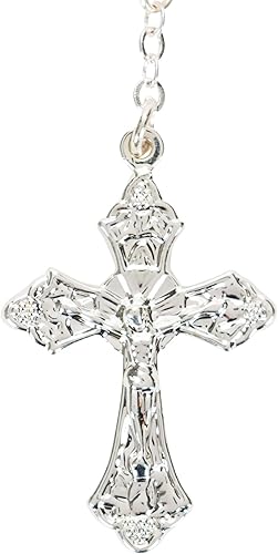 Miniatura 6 de Roman Giftware Inc., regalos para niños, bebé nuevo, caja de 0.75 pulgadas de alto Bless Girl con rosario, religioso, inspirador, duradero (2 x 2 x