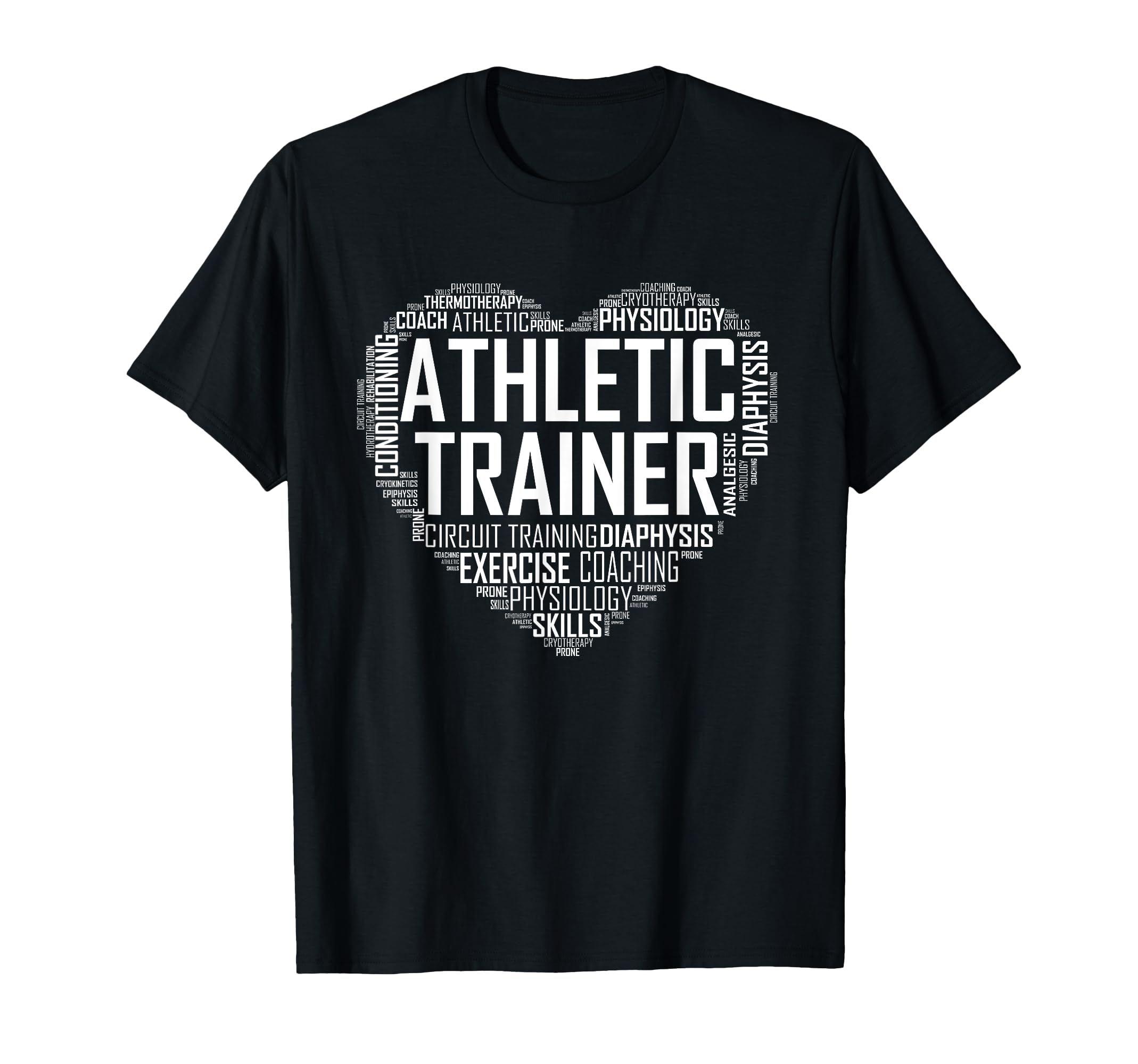 AT Certified Athletic Trainer T Shirt Gift Love Heart T-Shirt