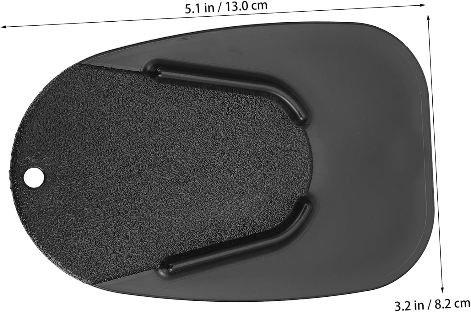 MAGICLULU 3pcs Motorcycle Kickstand Extension Pad Lightweight and Compact Foot Side Stand Support Soft Ground Grass Asphalt and