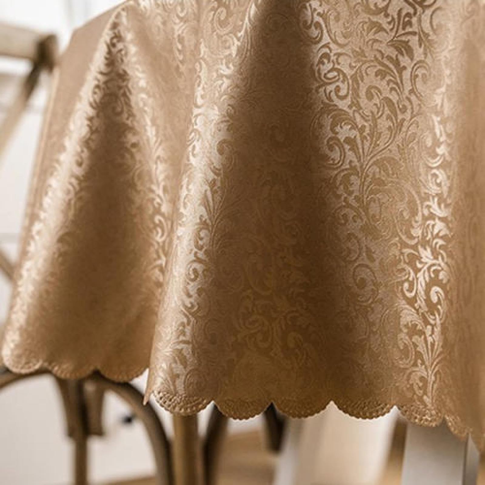 Wachstuchtischdecke Wachstuch Anti Heiß Haltbar Wachstischdecke Tischdecke Abwaschbar B Dunkel Kreisdurchmesser 160cm