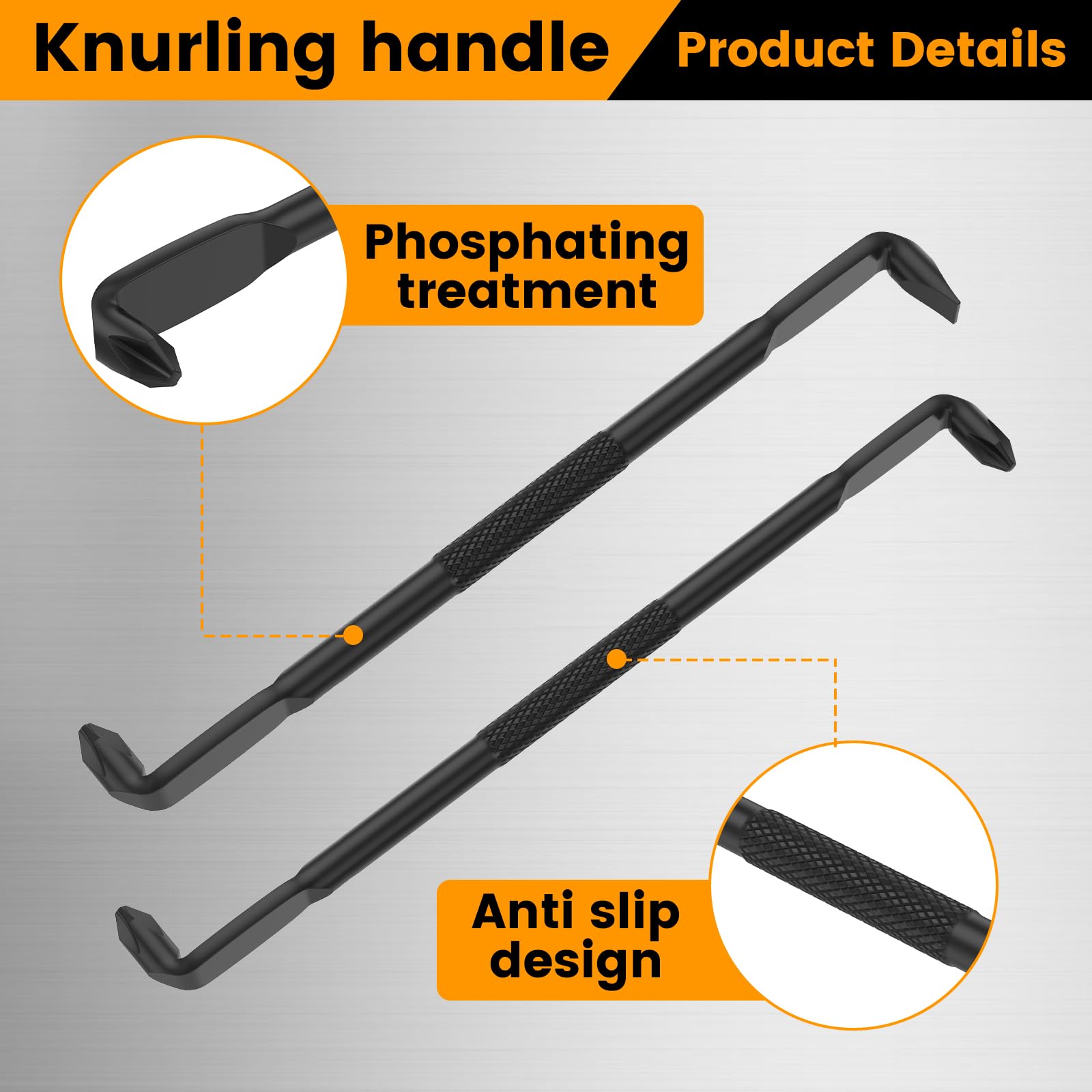 2Pcs Offset Screwdriver Set,Right Angle Magnetic Double Head