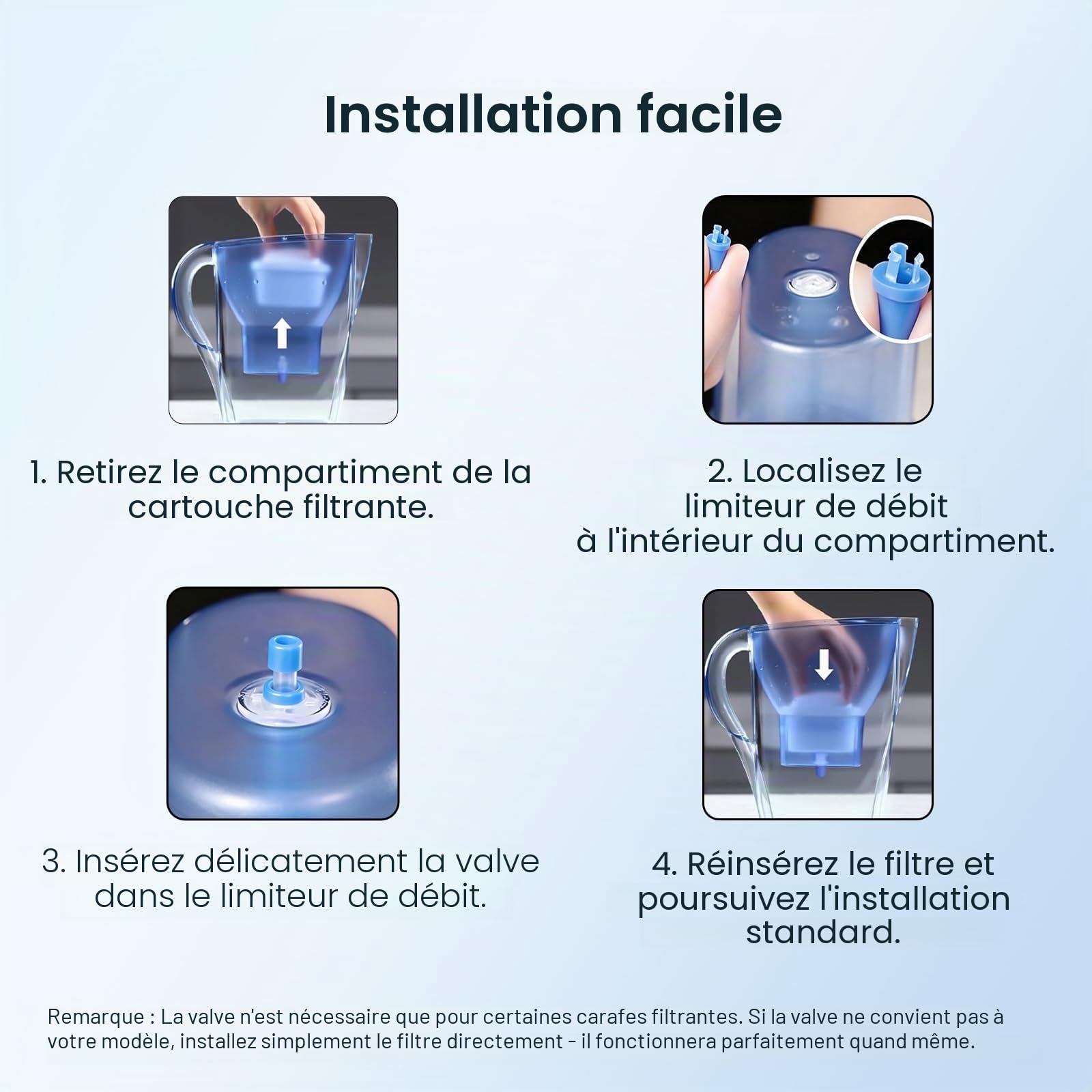 GLACIER FRESH Lot de 12 cartouches filtrantes | compatibles avec Brita Maxtra+, Style, Marella, Elemaris, XL, Fun