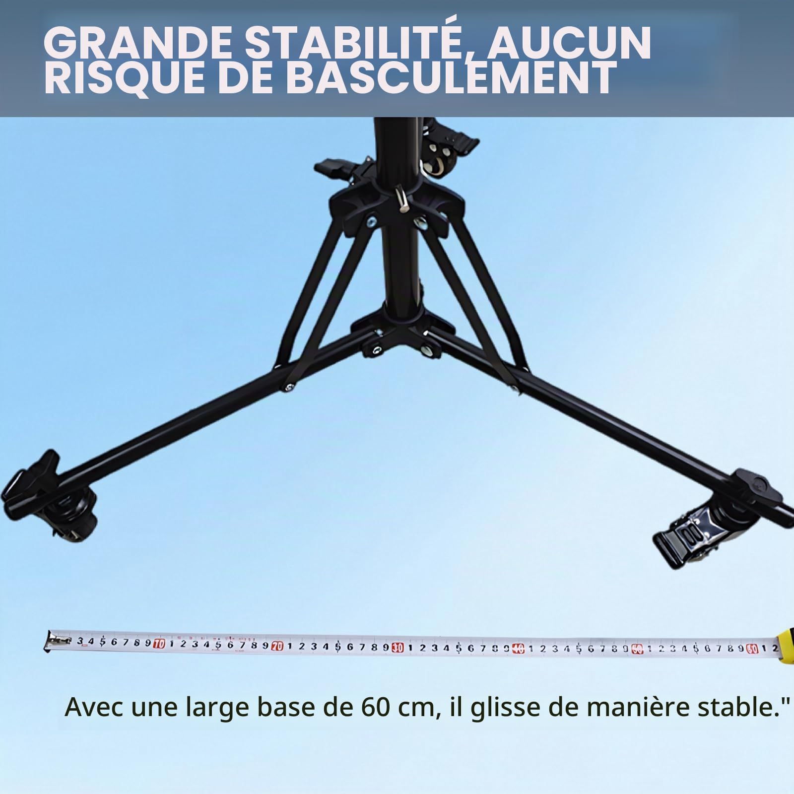 Support de Perche Intraveineuse Pliable, Support D'infusion IV Télescopique, Hauteur Réglable 90 cm à 190 cm, Poteau IV avec 4 Crochets et Trépied Stable, pour Hôpital et Soins à Domicile (avec roues)