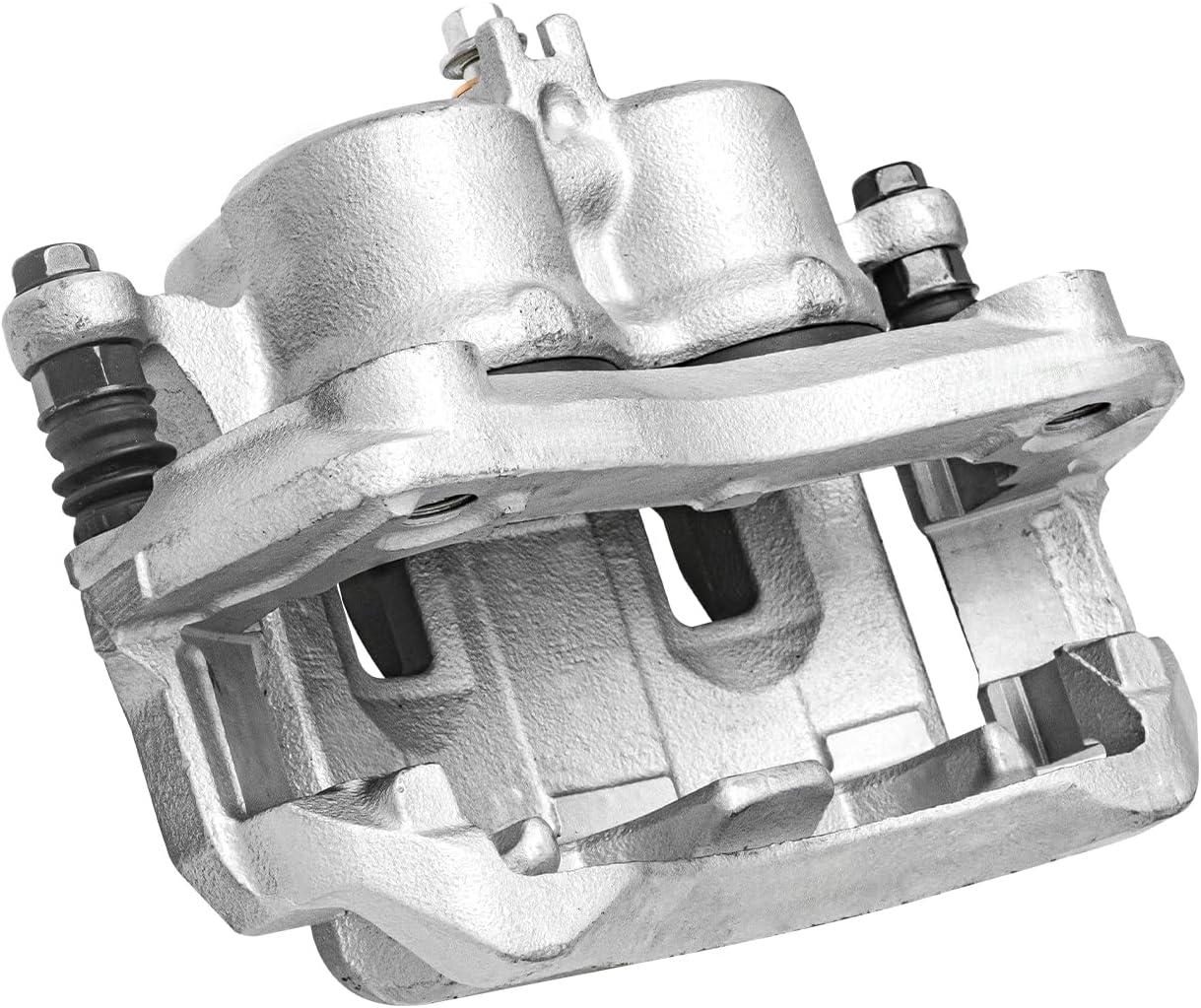 Detroit Axle - Front 2pc Brake Calipers for 2005-2019 Nissan Frontier, 09-12 Suzuki Equator, 2 Disc Brake Calipers w/Bracket 2006 2007 2008 2010 2011 2013 2014 2015 2016 2017 2018 Replacement