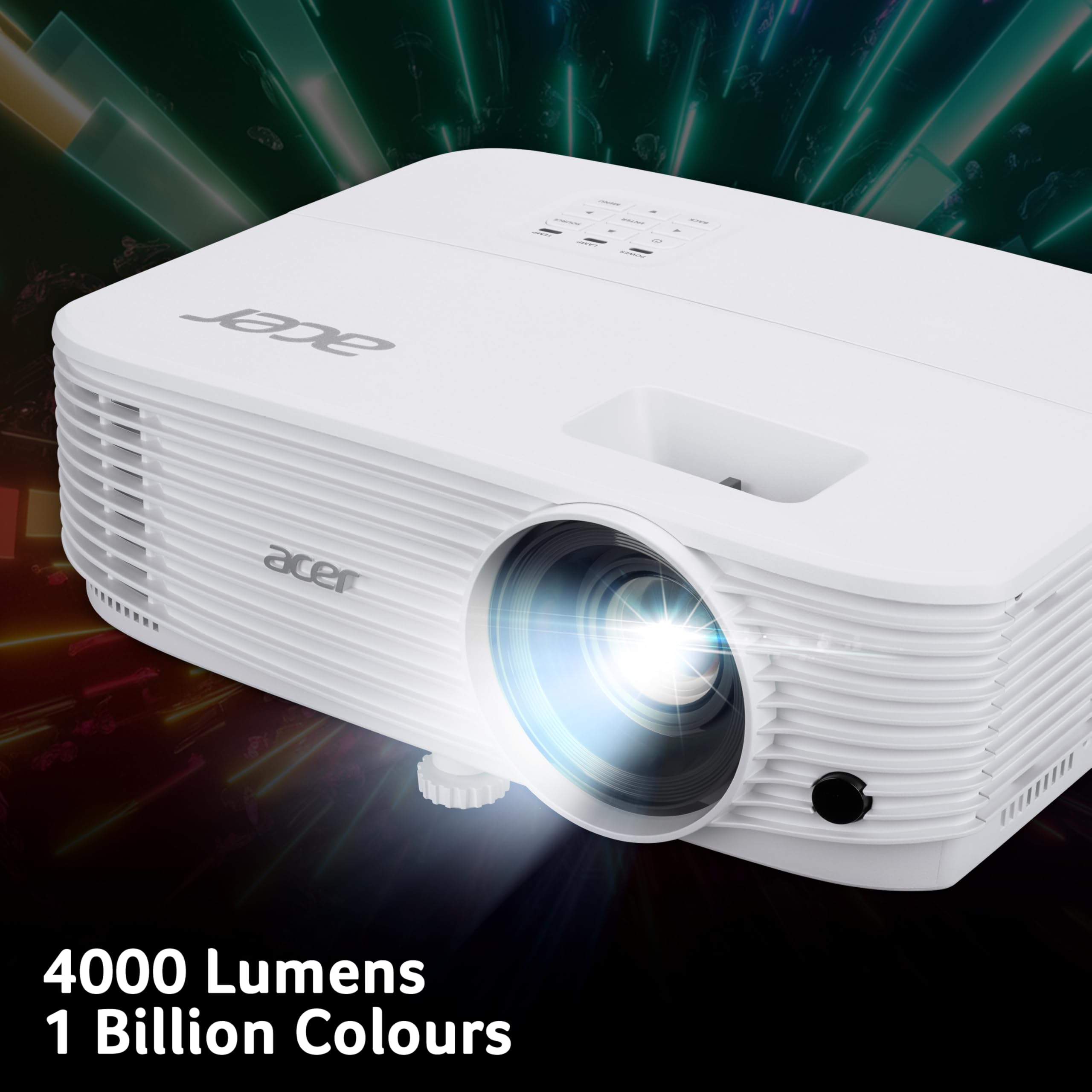 Acer Business & SOHO Lamp, H6542, projektor kina domowego, FHD/QHD, biały