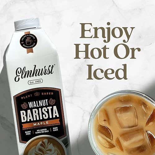 Miniatura 5 de Elmhurst 1925 Barista Edition Leche de almendras, a base de plantas, vegana, 32 onzas (paquete de 6)