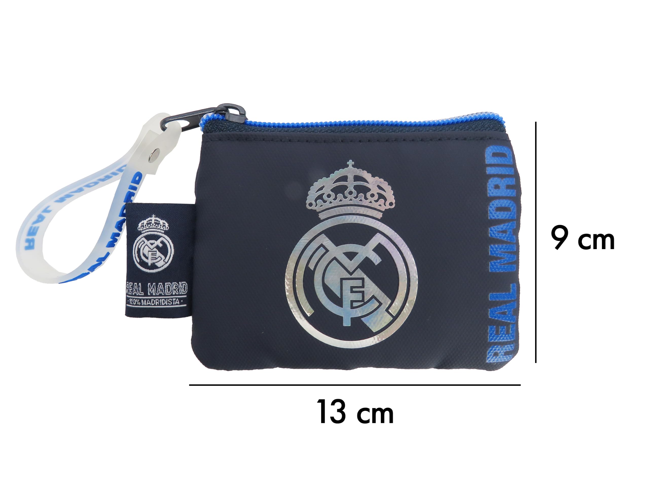CYPBRANDS Real Madrid Oficjalny Portfel Billetero Cartera Niebieski