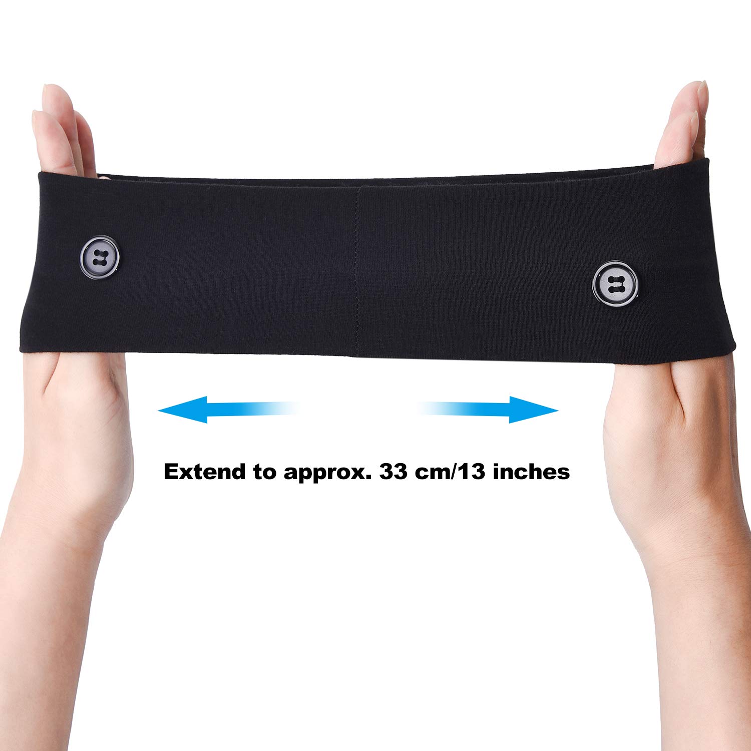 Amazon.com : WILLBOND 6 Pieces Button Headband Unisex 