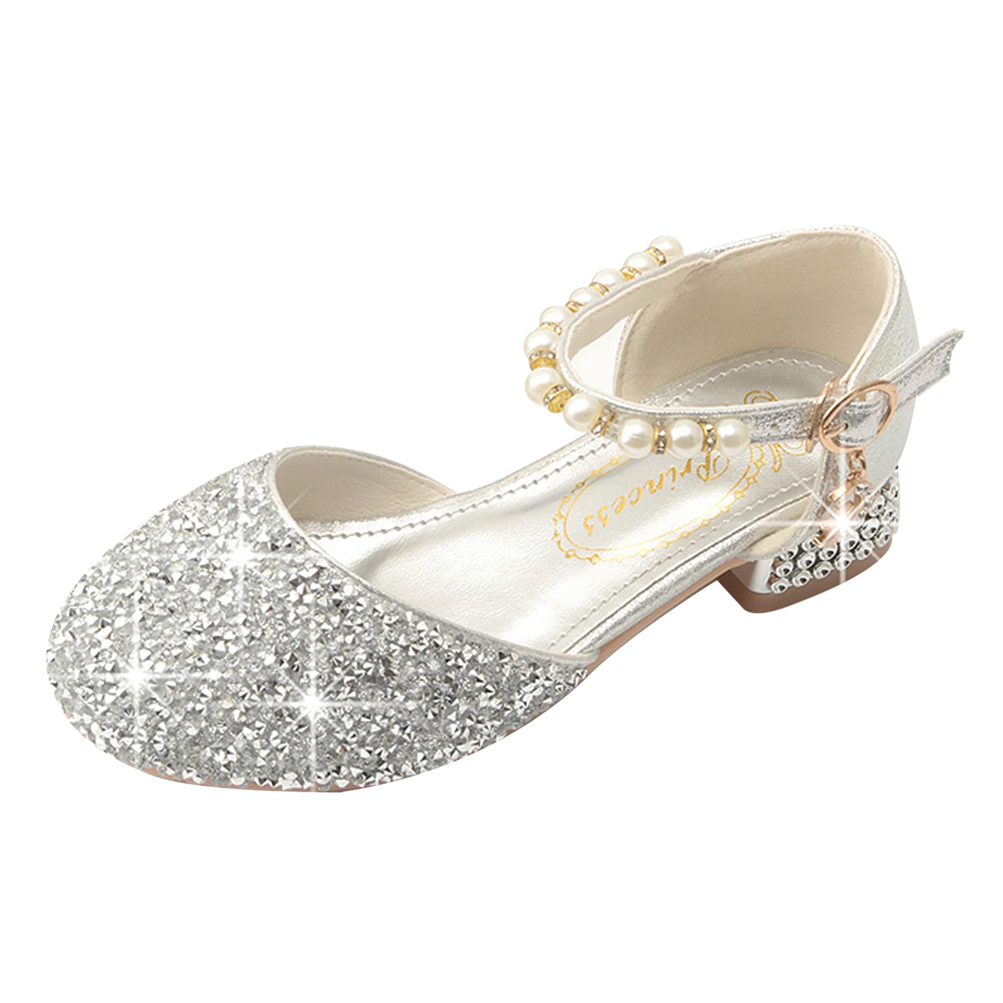 Scarpe Con Tacco Per Bambine - Con Brillantini, Per Matrimoni E Feste - Foto 3